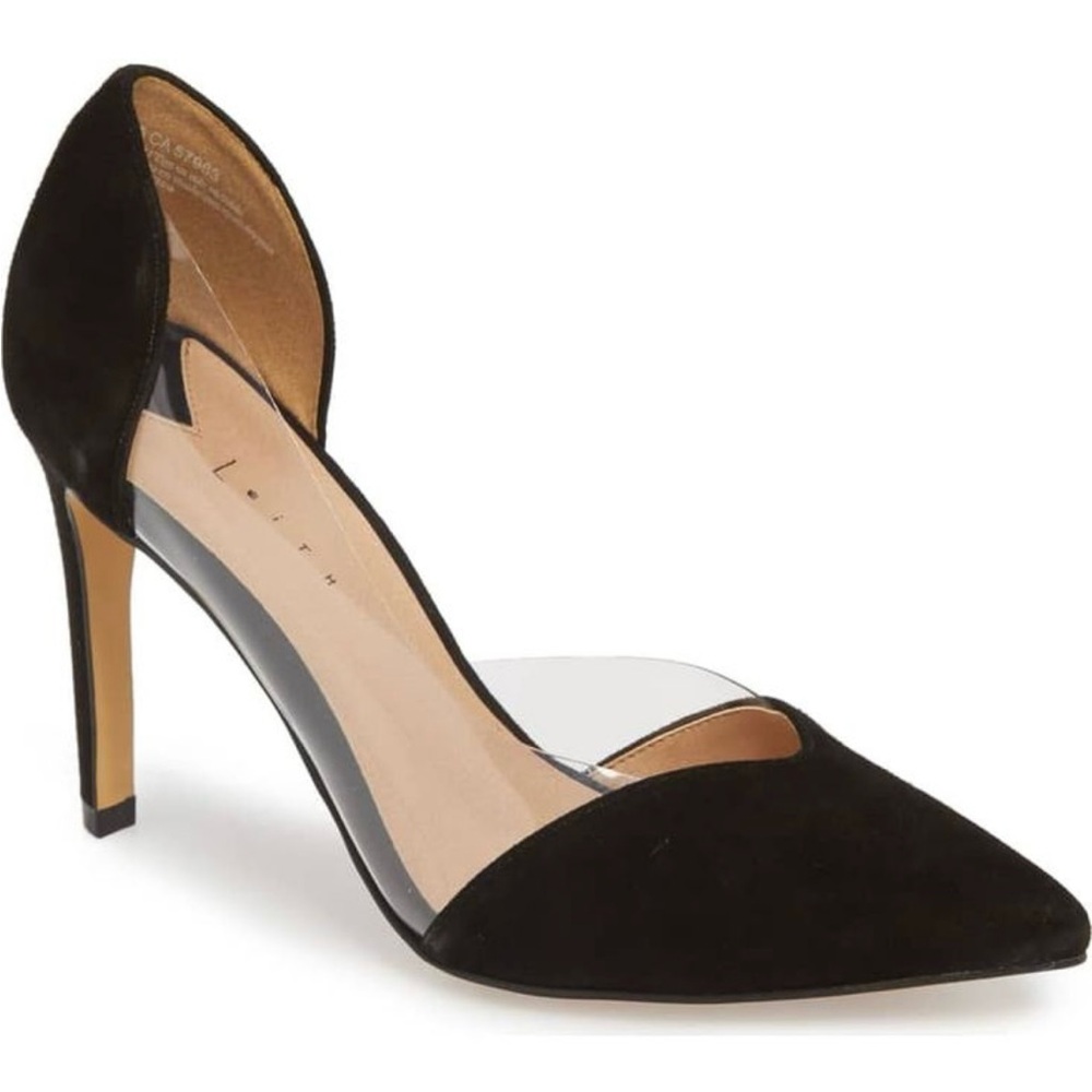 Leith Parker clear d’orsay pump